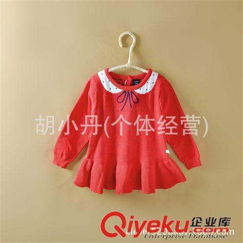 2014.9.24 外貿童裝批發 女童寶寶打底毛線連衣裙 秋裝 多色可選原始圖片3