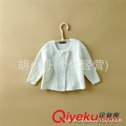 2014.9.21 外貿原單童裝批發 女童寶寶純棉毛衣開衫 五色可選 秋裝原始圖片2