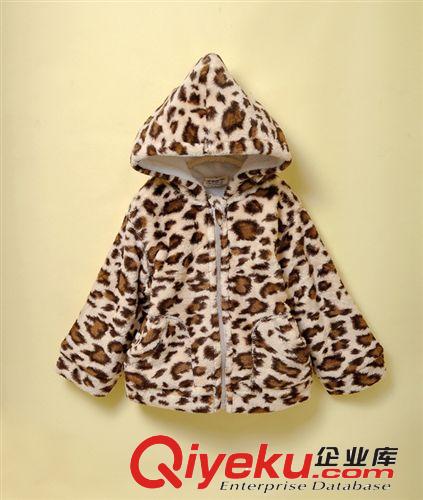 2014.8.26新品 寶寶珊瑚絨外套 小童抓絨帶帽拉鏈衫 廣東外貿(mào)童裝冬款原始圖片2