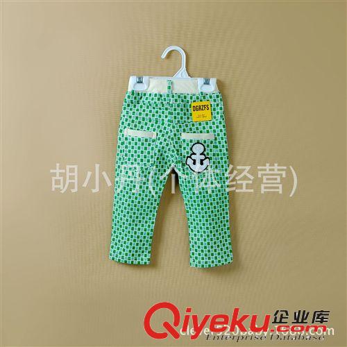 2014.8.21新品 2014新品秋裝 男童寶寶純棉 梭織小腳褲 長(zhǎng)褲  潮寶必備 經(jīng)典格子