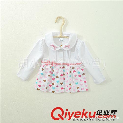 2014.5.3新品 寶寶長袖開衫  外貿(mào)童裝外套 女童單層愛心印花衛(wèi)衣 多款式原始圖片3