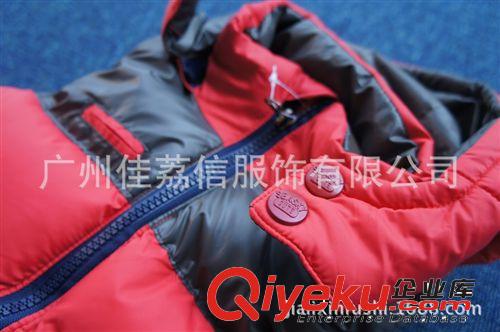 10月新品 男童搖粒絨加厚款連帽拼色馬甲 3色選 外貿童裝批發原始圖片2