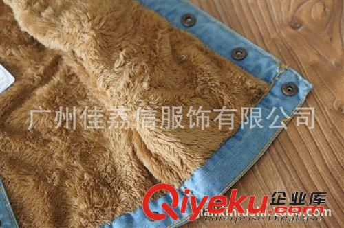 9月新品 外貿(mào)童裝 男童秋冬款水洗牛仔馬甲  內(nèi)里加絨原始圖片3