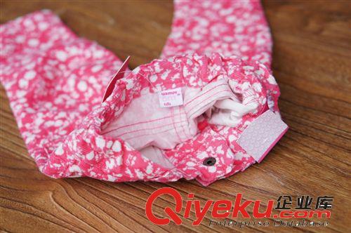 5月新品 外貿西班牙原單童裝 女童燈芯絨碎花長褲褲子 童褲清倉處理無瑕疵原始圖片2