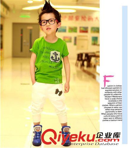 2013夏裝 2013春夏裝新款童裝男童裝韓版兒童潮男寶寶海軍短袖T恤衣服