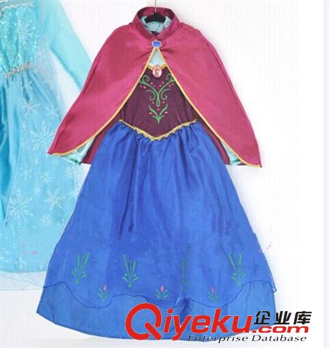 網(wǎng)上賣瘋的冰雪奇緣 2014年夏季歐美外貿(mào)公主女童裝冰雪奇緣連衣裙FORZEN 童裙 現(xiàn)貨原始圖片3