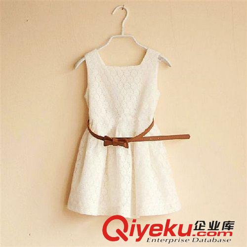 精品連衣裙 2014夏款新品童裝 韓版蕾絲背心童裙 女童公主裙 外貿(mào)專柜童裝原始圖片3