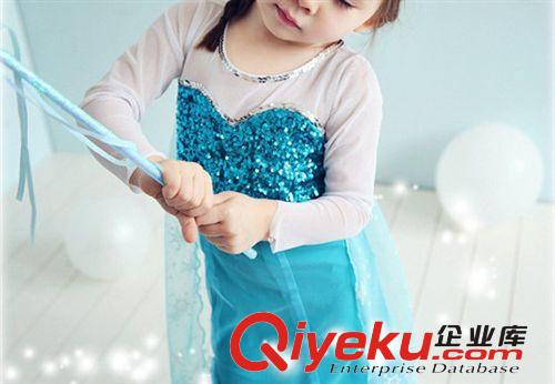 實時訂單 外貿童裙 夏款 冰雪奇緣甜美公主連衣裙 清涼網紗裙 現貨批發