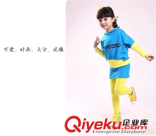 春款 時尚 女童 長袖褲套裝 春款 春裝新品 韓版 運動童套裝 童裝批發原始圖片2