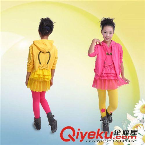 秋裝新款 女童2014秋裝新款中大童運動寶寶衣服童裝韓版休閑套裝一件代發