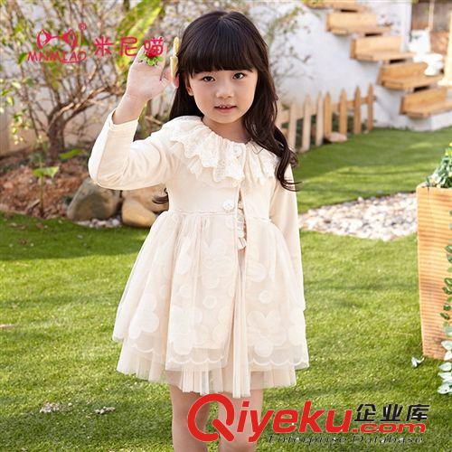 混批 2014新春款女童外套裙批發 gd品牌蕾絲花邊裙 兒童公主裙13065原始圖片3