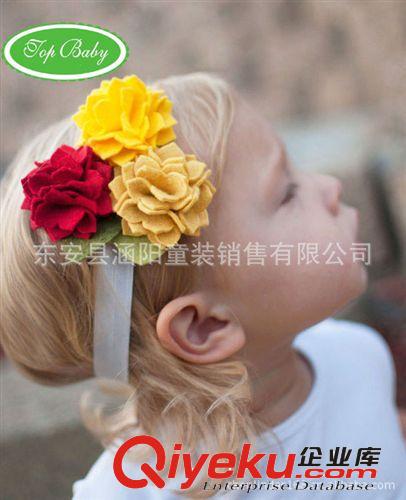 可混批各類配件 新款TOP BABY 歐美小公主嬰幼童頭花發(fā)帶頭箍3148原始圖片3