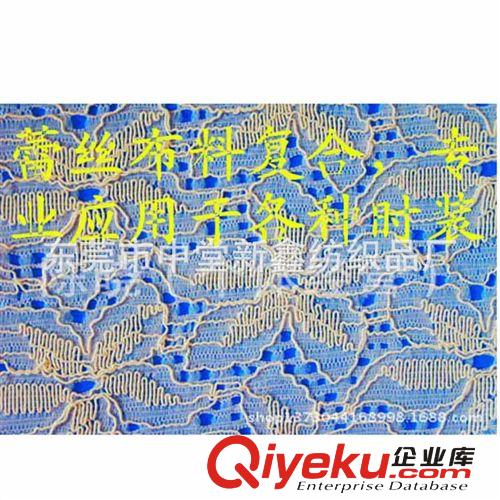 膜復合 新款蕾絲面料復合 蕾絲服裝面料 雪紡衫蕾絲面料 蕾絲復合面料原始圖片2