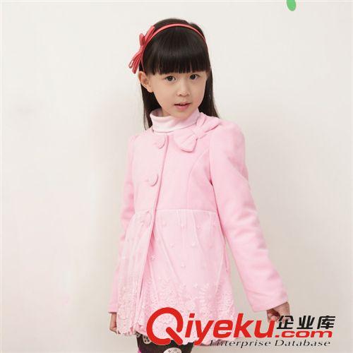 2014年新款女童外套 新款gd加厚仿兔毛保暖外套 品質童裝中大兒童加厚童裝外套批發