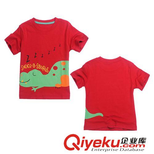 童T恤 2014廣東春款歐美品牌童裝：外貿(mào)短袖全棉卡通短袖童T恤廠家直銷