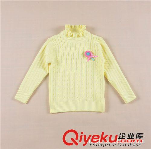 女寶寶服裝 外貿(mào)高品質(zhì)女童毛衣/女童高彈打底毛衣 1-3歲5色