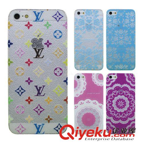 【彩繪殼現貨專區(qū)】  現貨批發(fā) iphone5手機殼 蘋果4手機保護套 iphone4鏤空彩繪殼原始圖片3