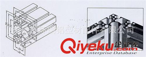 鋁合金型材EF系列 專業經銷直供EF6630直角鋁型材 電柜立住鋁材 臺灣模冠原始圖片3