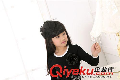 當季新品區 2014女童春裝連衣裙歐美小香風公主氣質花苞連衣裙中大童裙子