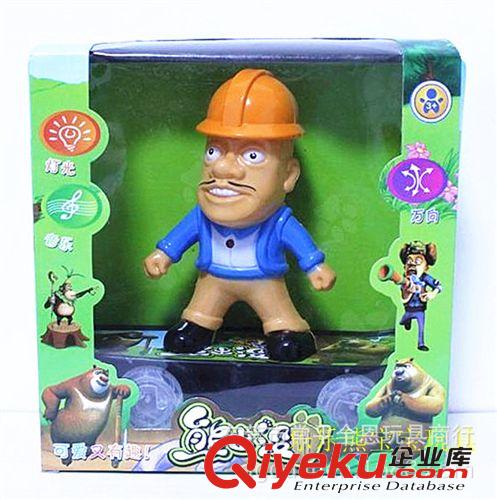 電動(dòng)系列 熊出沒兒童電動(dòng)滑板玩具 燈光音樂 光頭強(qiáng)熊大混裝原始圖片2