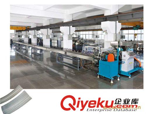 管材擠出機(jī) 供應(yīng)加工PP、PE螺旋硬管機(jī)、押出機(jī)
