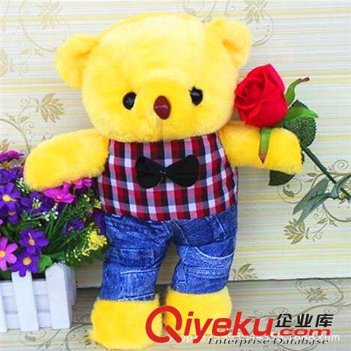 9.9元玩具 【10元店貨源】大號(hào)牛仔熊公仔 42cm高 9.9元批發(fā)原始圖片2