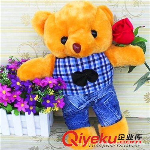9.9元玩具 【10元店貨源】大號(hào)牛仔熊公仔 42cm高 9.9元批發(fā)原始圖片3