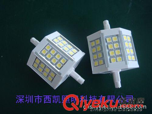 廠家直銷 LED調光 R7S 5W CE ROHS 3年質保 led橫插燈 78mm R7S原始圖片2