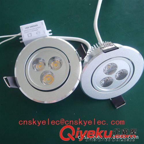 LED天花燈大功率天花燈 全電壓 3W筒燈