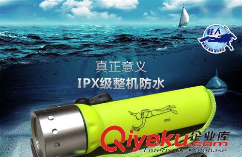 【熱銷】F95廠家直銷磁控CREE XPE 3W潛水手電筒 歡迎咨詢?cè)紙D片2