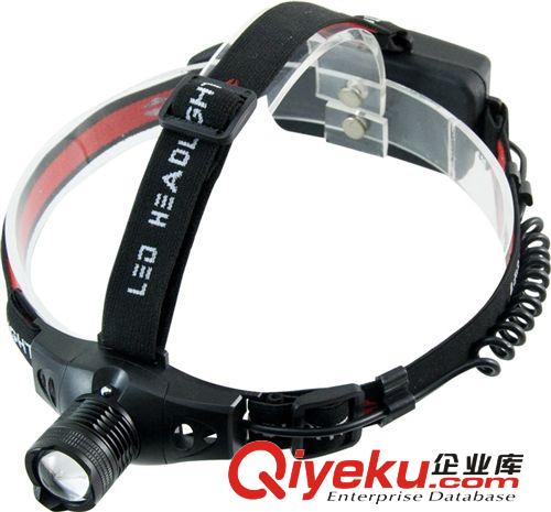 【柏派】T30 XPE雙節(jié) 戶外 伸縮變焦 LED充電強光頭燈原始圖片2