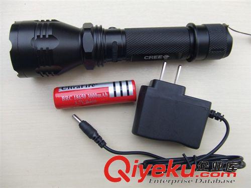 强光手电筒厂家 C6铝合金电筒 CREE Q5 LED强光手电筒 充电手电筒