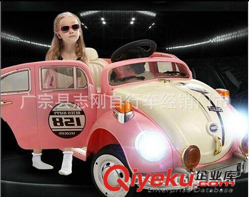 新款兒童電動(dòng)汽車甲殼蟲(chóng)電動(dòng)遙控汽車雙開(kāi)門(mén)雙電機(jī)雙電瓶  批發(fā)原始圖片2