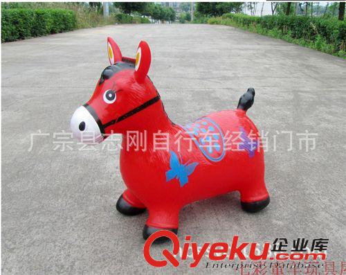 全新料加大加厚帶音樂彩繪跳跳馬 充氣 皮馬/牛/鹿原始圖片2