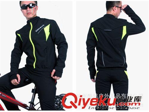 KOSHBIKE騎行服套裝男女 秋季抓絨長袖自行車服 騎行褲長褲裝備原始圖片2