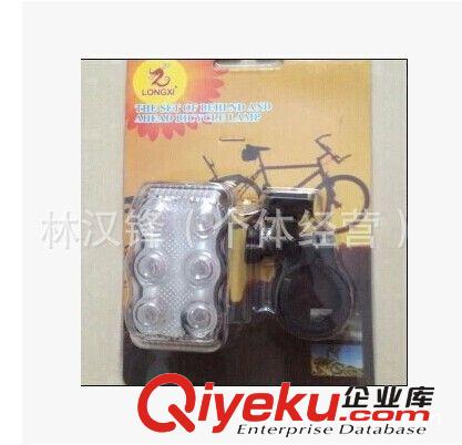 新款自行車尾燈 自行車燈.騎行裝備配件6LED原始圖片2