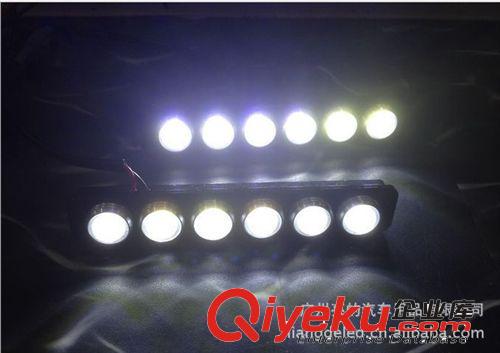 廠家直銷(xiāo)：汽車(chē)led日行燈   超亮12W大功率日行燈    鷹眼裝飾燈