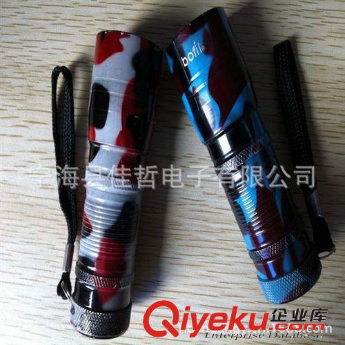 花色烤瓷12LED鋁手電筒原始圖片3