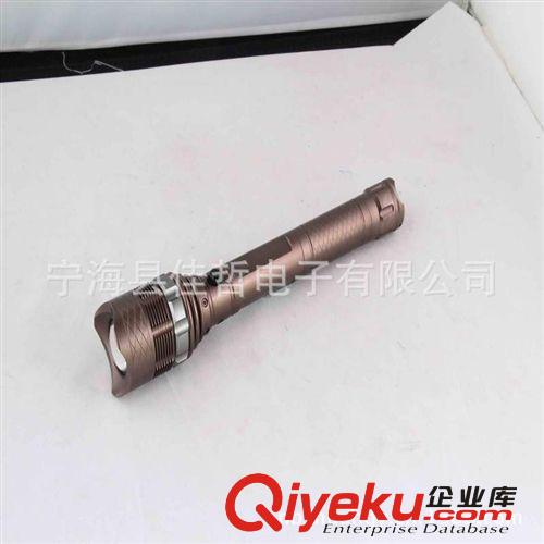 供應(yīng)可直沖CREE T6超亮可調(diào)光鋁手電筒