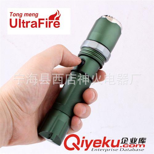 美國進口CREE Q5 旋轉變焦 強光鋁合金手電筒 zp神火電器