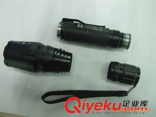 美國(guó)進(jìn)口CREE-T6充電強(qiáng)光手電筒.