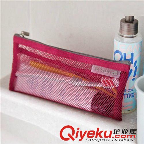 A03-1-010支持混批 創(chuàng)意家居 法蒂希網(wǎng)格洗漱化妝收納袋0.025原始圖片3