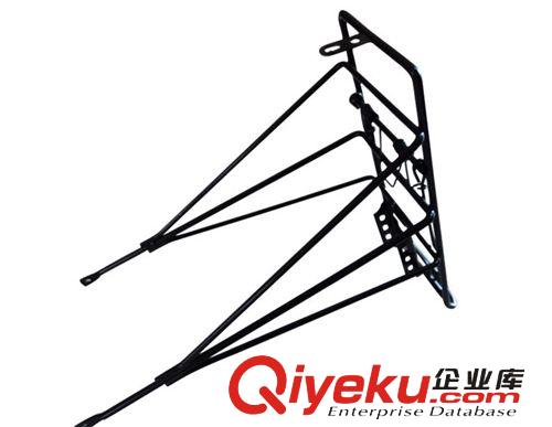 自行車后貨架 黑三支貨架 鋼制尾架可載人 V剎專用 大量批發(fā)給力原始圖片2