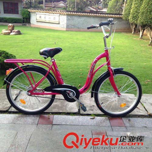 正品高碳鋼時(shí)尚女式自行車 女款公路車 22寸夢(mèng)里水鄉(xiāng)城市淑女車原始圖片2