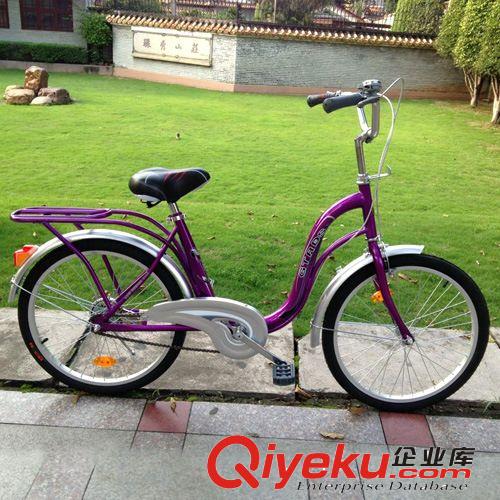 正品高碳鋼時(shí)尚女式自行車 女款公路車 22寸夢(mèng)里水鄉(xiāng)城市淑女車原始圖片3