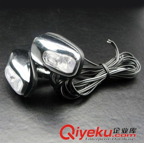 汽車雨刮噴水器 噴水裝飾燈 噴水頭燈 LED燈 機蓋噴水裝飾燈 七彩原始圖片2
