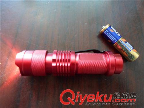 {zx1}款強(qiáng)光手電迷你型 可收縮變焦原始圖片3
