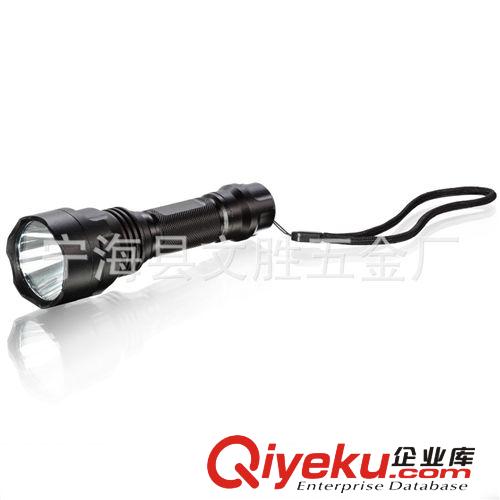 C8三檔超亮白光強光手電筒 迷你小直筒LED手電筒 防水小手電筒
