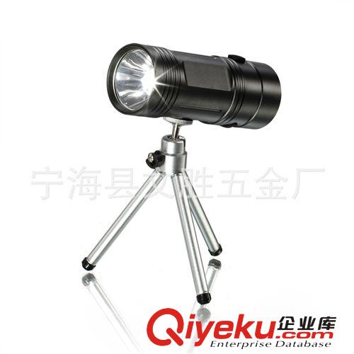 W208釣魚燈 超亮夜釣燈 鋁合金手電筒戶外照明 帶小支架
