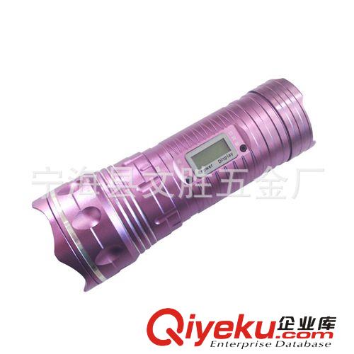2014{zx1}爆款CREE T6 燈泡強(qiáng)光手電釣魚燈可自動(dòng)伸縮變焦黃藍(lán)光